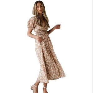 FREE PEOPLE | ELLIE PRINTED MAXI DRESS